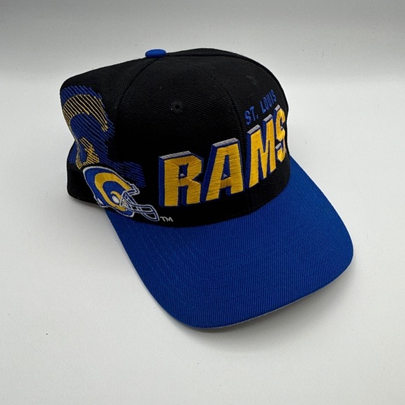 Vintage St. Louis Rams Sports Specialties Laser Shadow Snapback Hat - Picture 2 of 9